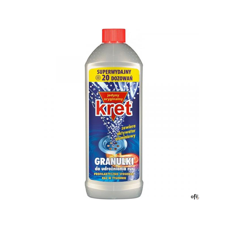 KRET Granulki do udrażniania rur  560g 4219