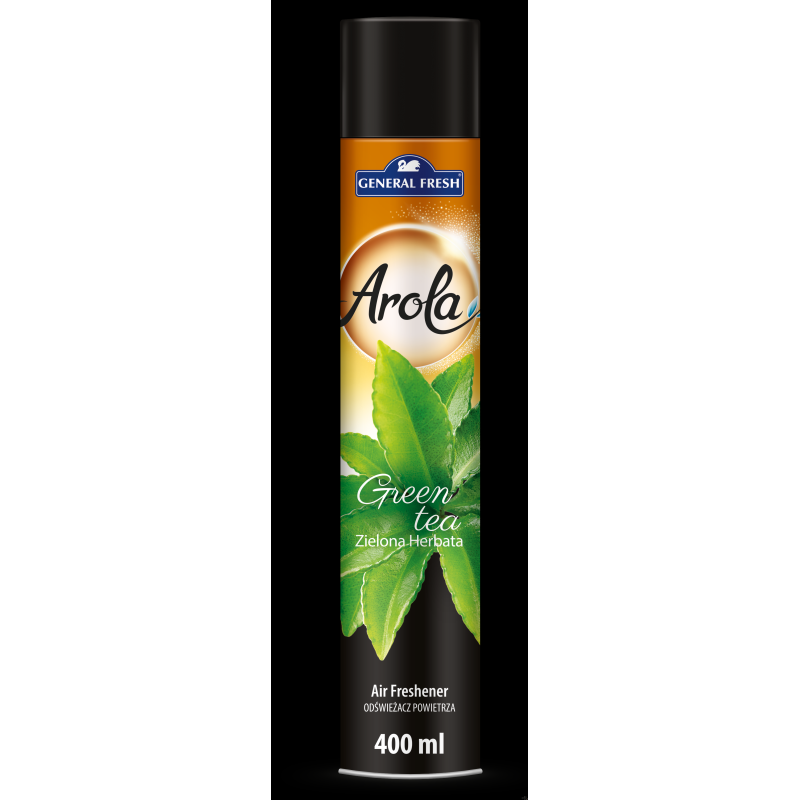 Odświeżacz powietrza AROLA Spray 400ml zielona HERBATA GENERAL FRESH  09042