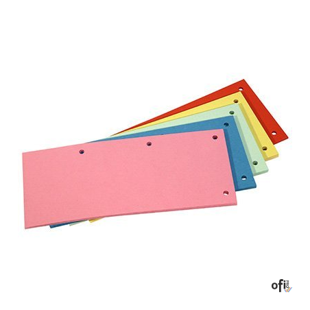 Przekładki kartonowe 1/3 A4 DOTTS zielone 100sztuk