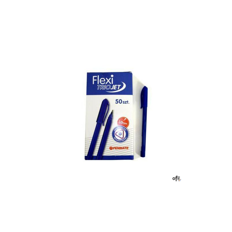 Długopis FLEXI TRIO JET niebieski TT7530 PENMATE