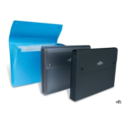 Teczka harmonijkowa A4 13kiesz. czarna przezroczysta DCD14AT PENTEL