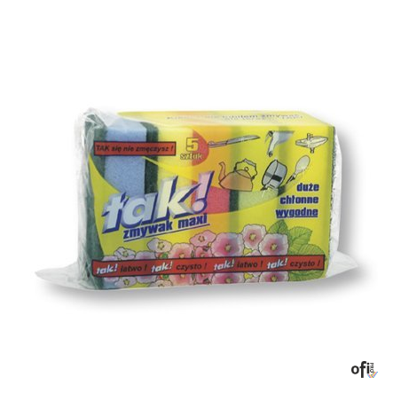 Zmywaki gąbka do zmywania Maxi (5 szt.) Świeżowski *78623