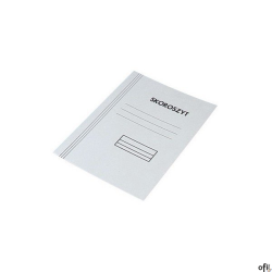 Skoroszyt zwykły A4 biały 350g 50szt. KIEL-TECH  4-00192