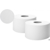 Papier toaletowy JUMBO COMFORT 270065 2 warstwy 120m biały makulatura PUFFO