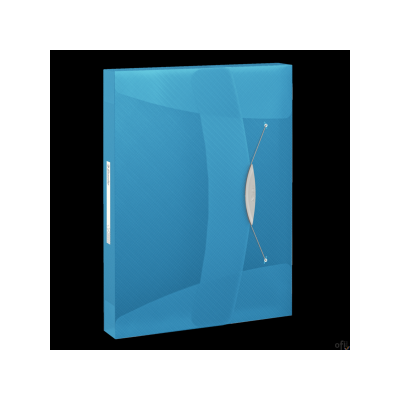 Teczka z gumką ESSELTE VIVIDA 40mm niebieska 624047