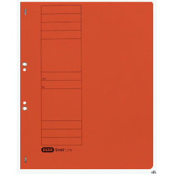 Skoroszyt kartonowy ELBA A4, oczkowy, pomarańczowy, 100551874