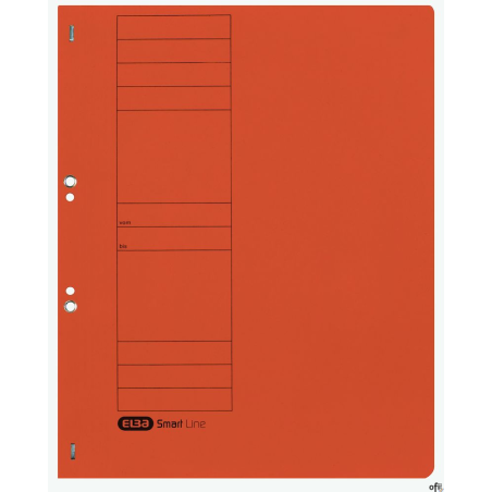 Skoroszyt kartonowy ELBA A4, oczkowy, pomarańczowy, 100551874