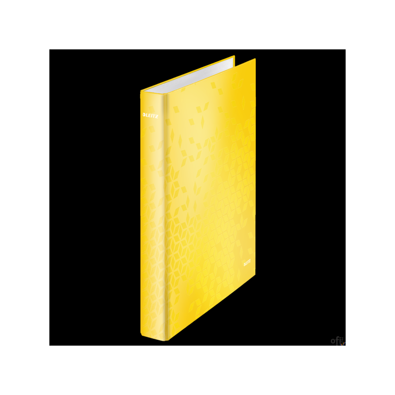 Segregator ringowy WOW Leitz A4 4DR/25mm, żółty 42420016