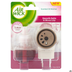 AIR WICK odświeżacz Elektryczny Księżycowa Lilia Zmysłowa  Satyna komplet 19 ml  18123