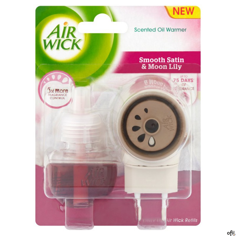 AIR WICK odświeżacz Elektryczny Księżycowa Lilia Zmysłowa  Satyna komplet 19 ml  18123