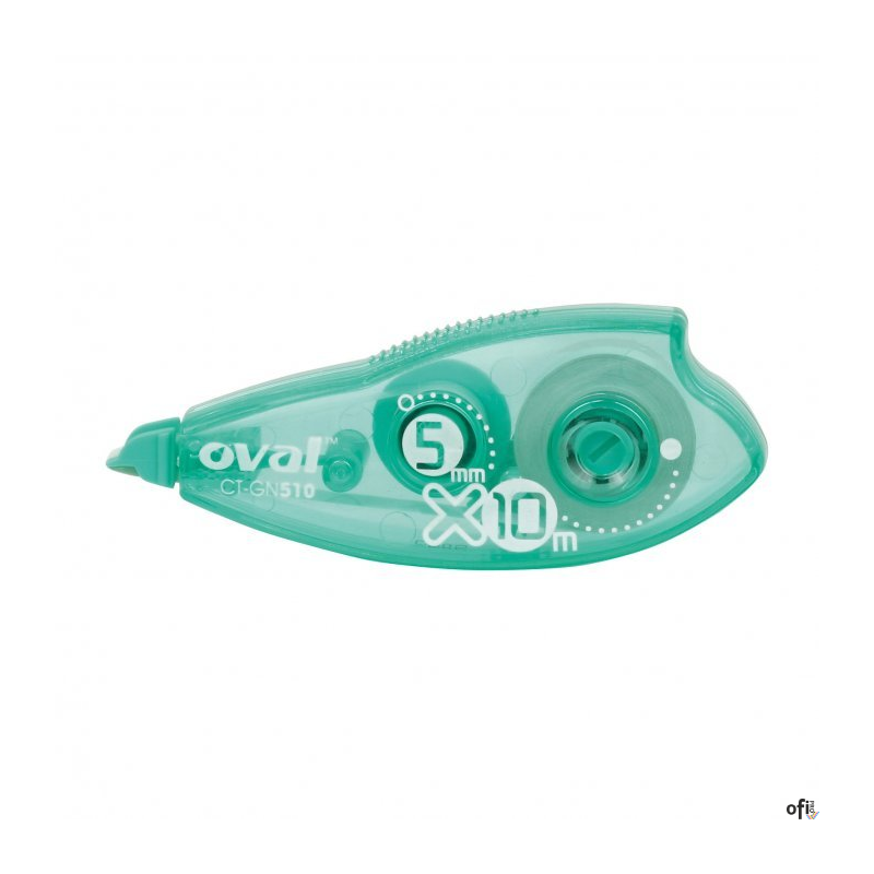 Korektor w taśmie OVAL CT-GN 510/B, biały, 5 mm x 10 m 160-1876
