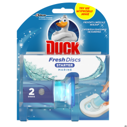 Kostka do WC DUCK FRESH DISCS MARINE - żelowe krążki  39109