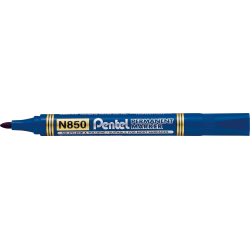 Marker permanentny N850 niebieski okrągła końcówka PENTEL