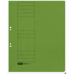 Skoroszyt kartonowy ELBA A4, oczkowy, zielony, 100551872