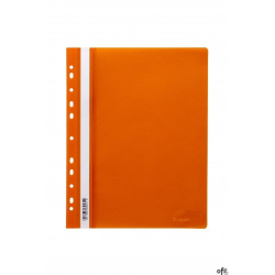 Skoroszyt wpinany PP DOTTS (20) pomarańcz wzmocniony polipropylenowy SPP-DOT-02-08