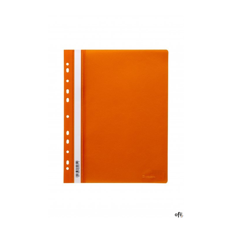 Skoroszyt wpinany PP DOTTS (20) pomarańcz wzmocniony polipropylenowy SPP-DOT-02-08