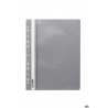 Skoroszyt wpinany PP DOTTS (20) szary wzmocniony polipropylen SPP-DOT-02-07