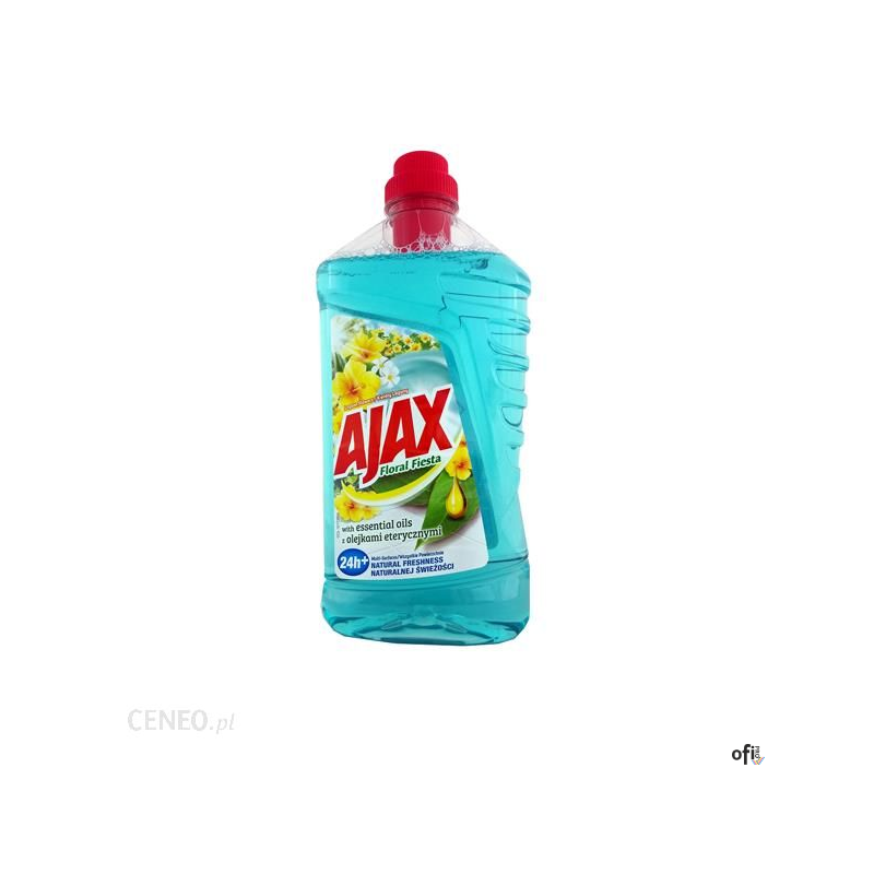 AJAX Płyn do mycia podłóg Floral Fiesta 1l Lagun Flowers  niebieski  472908