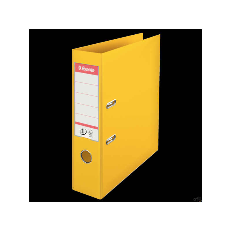 Segregator A4/75mm z mechanizmem żółty 811310 No.1 ESSELTE