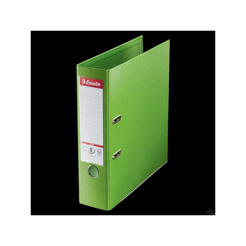 Segregator A4/80mm zielony ESSELTE PLUS VIVIDA No.1 81186