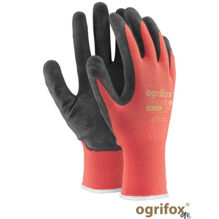 Rękawice powlekane nylonowo-lateksowe L - 9 OGRIFOX OX-LATEKS CB 9