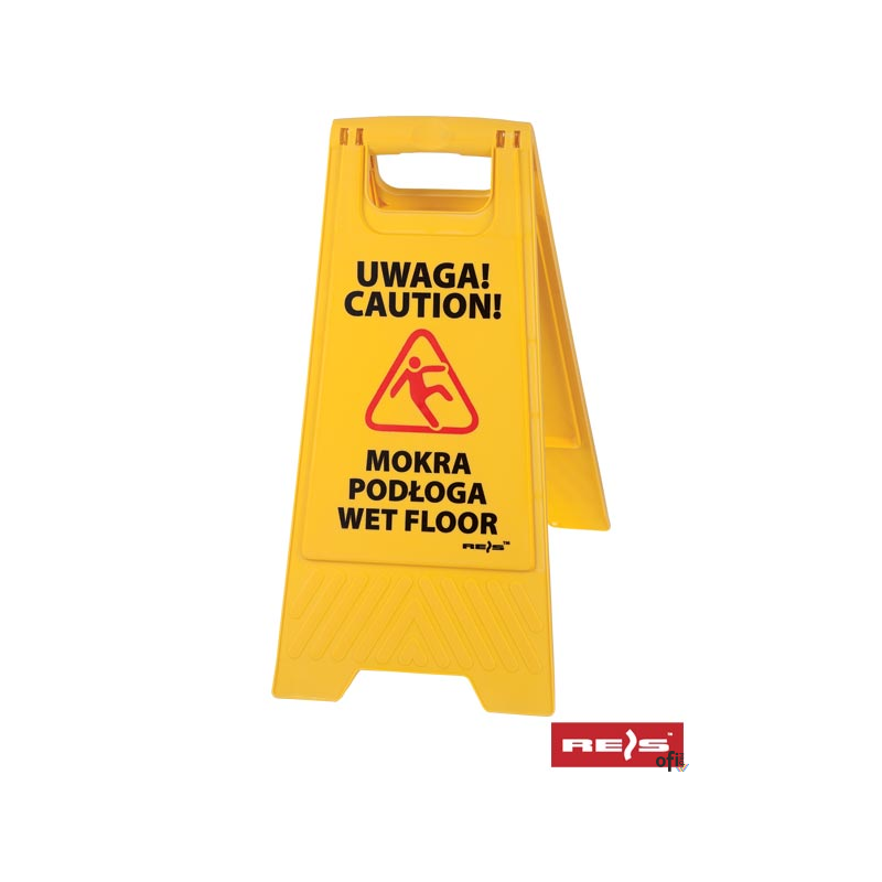 Stojak ze znakiem Wet FLOOR / MOKRA PODŁOGA REIS