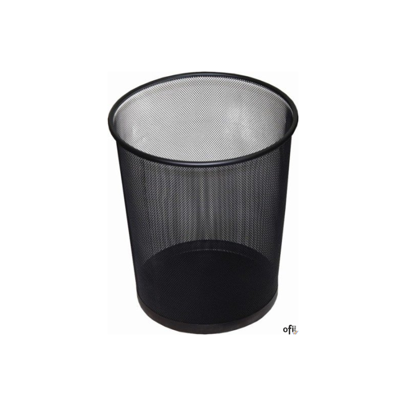 Kosz biurowy DOTTS 12L siatka czarny 266x218x280mm