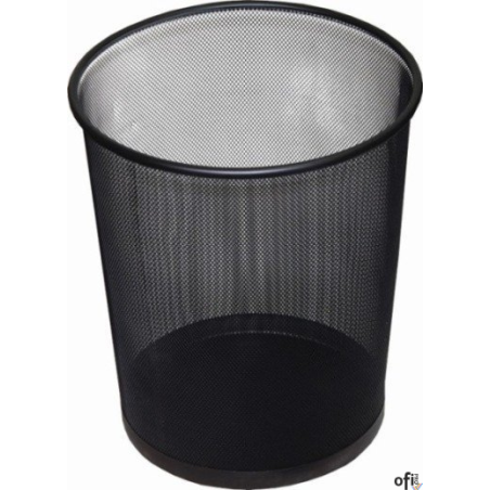 Kosz biurowy DOTTS 12L siatka czarny 266x218x280mm
