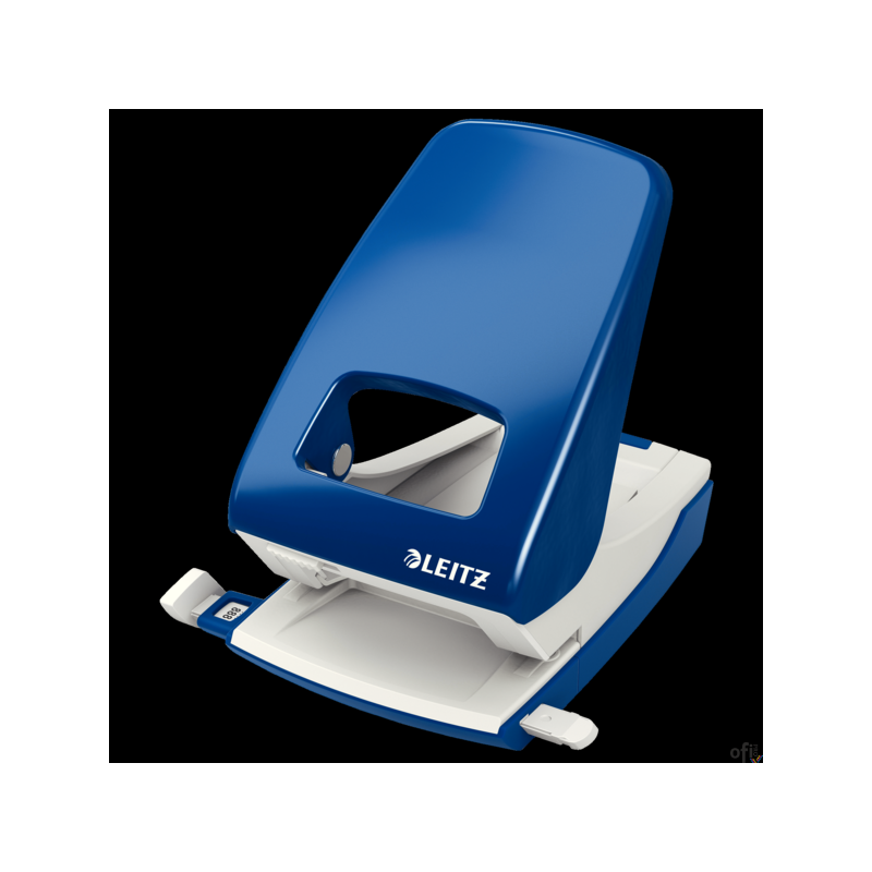 Dziurkacz 5138 LEITZ niebieski 40 kartek duży metalowy 51380035