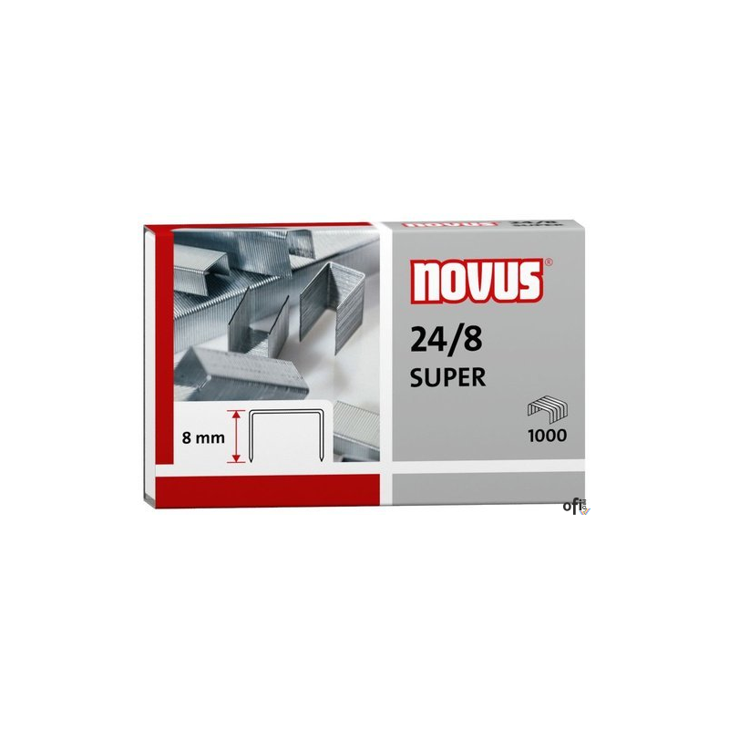 Zszywki NOVUS 24/8 S 1000szt. 040-0038