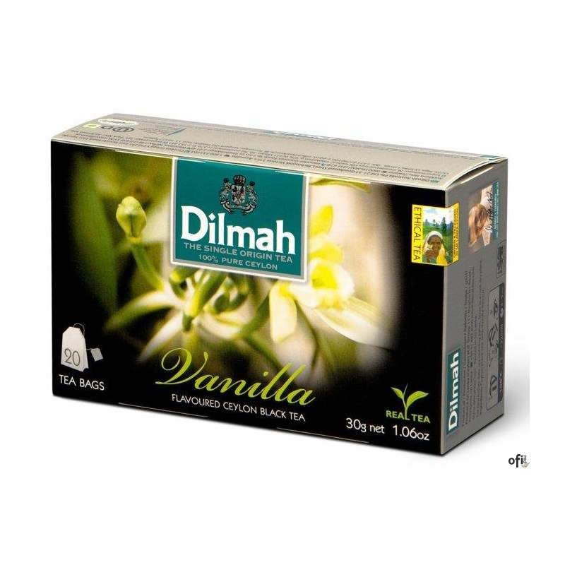 Herbata DILMAH WANILII (20 saszetek) 85045 czarna