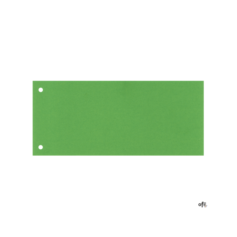 Przekładki 1/3 A4 Maxi Esselte, zielony, 100 szt., 624447