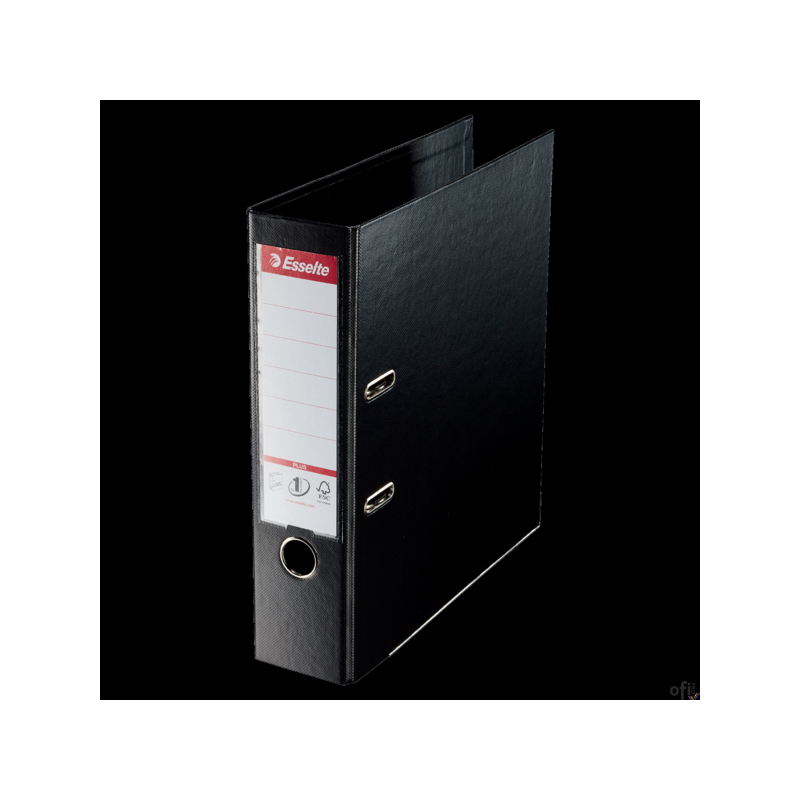 Segregator A4/80mm czarny ESSELTE PLUS VIVIDA No.1 81187