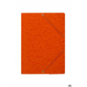 Teczka z gumką rogi DOTTS A4 preszpan pomarańczowa 390g