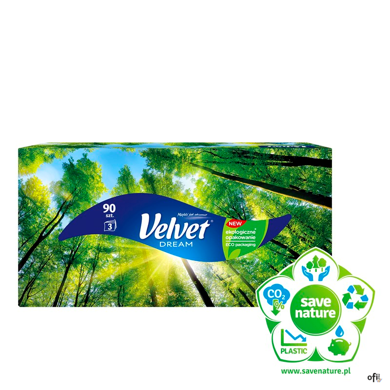 Chusteczki VELVET Dream (90sztuk) VELVET 61250223