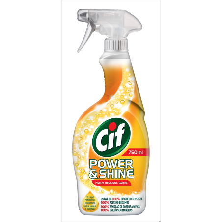 CIF Spray przeciw tłuszczowi 750ml 142342 Power&Shine Kuchnia