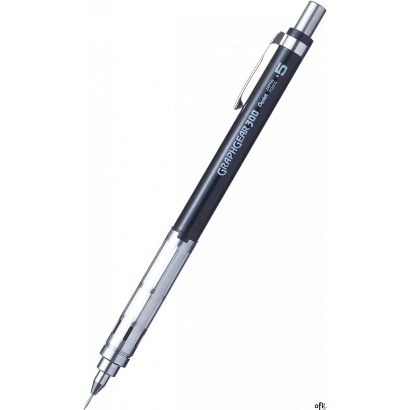 Ołówek automatyczny Pentel 0,5 mm GRAPHGEAR 300A/czarny PG315-AX PENTEL