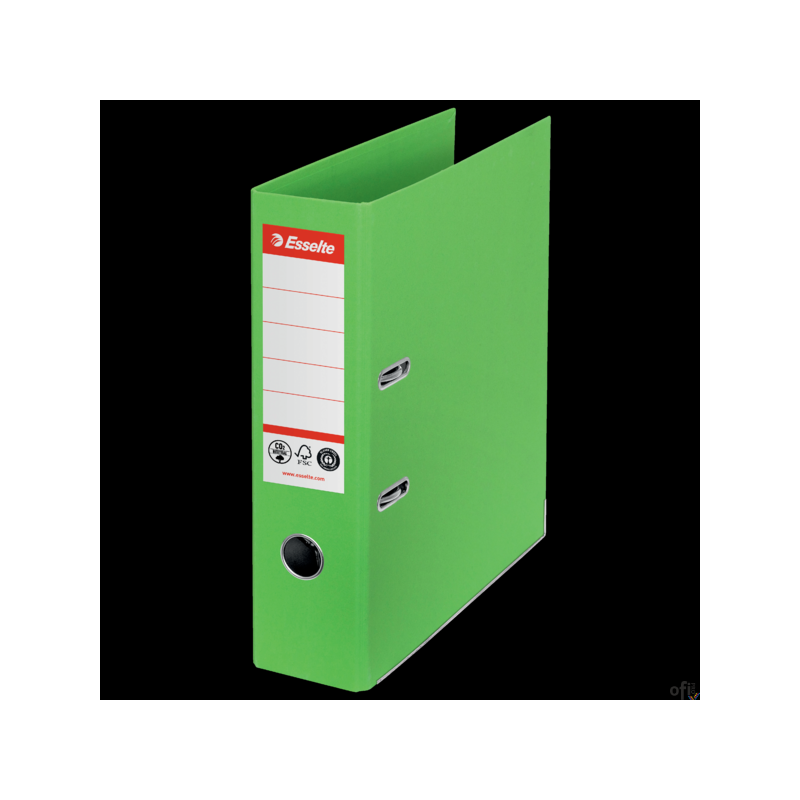 Segregator Esselte No.1 neutralny pod względem emisji CO2, A4, szer. 75 mm, zielony 627567