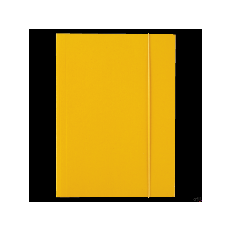 Teczka lakierowana z gumką A4 żółty ESSELTE 13438