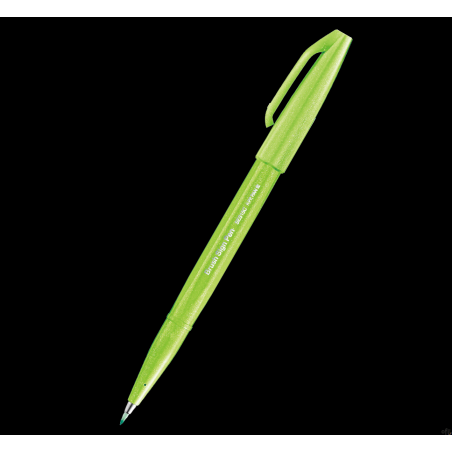 Pisak pędzelkowy do kaligrafii seledynowy SES15-KX PENTEL