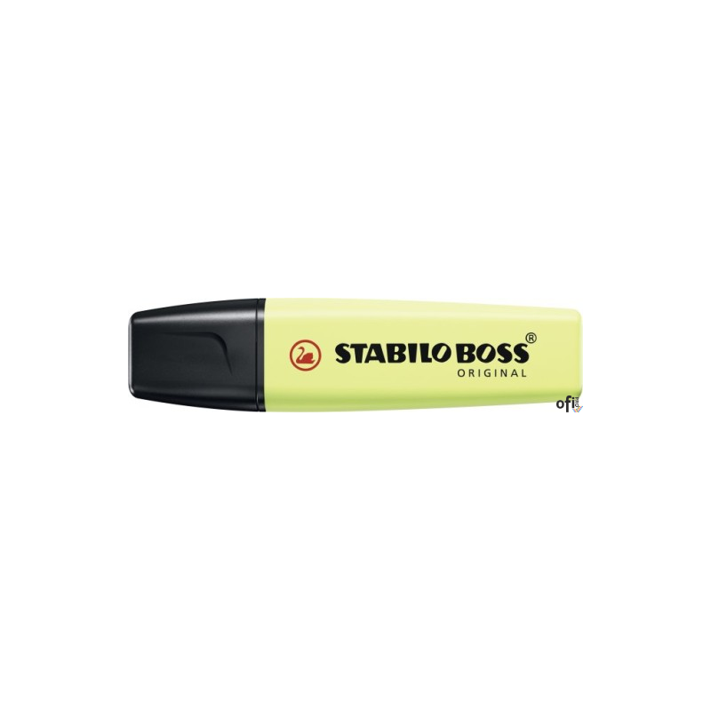 Zakreślacz STABILO BOSS pastel limonkowy 70/133