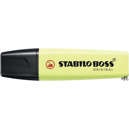 Zakreślacz STABILO BOSS pastel limonkowy 70/133