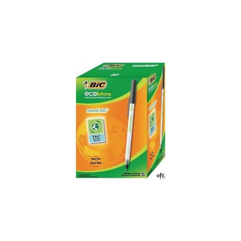 Długopis BIC Round Stic Classic czarny, 9205683