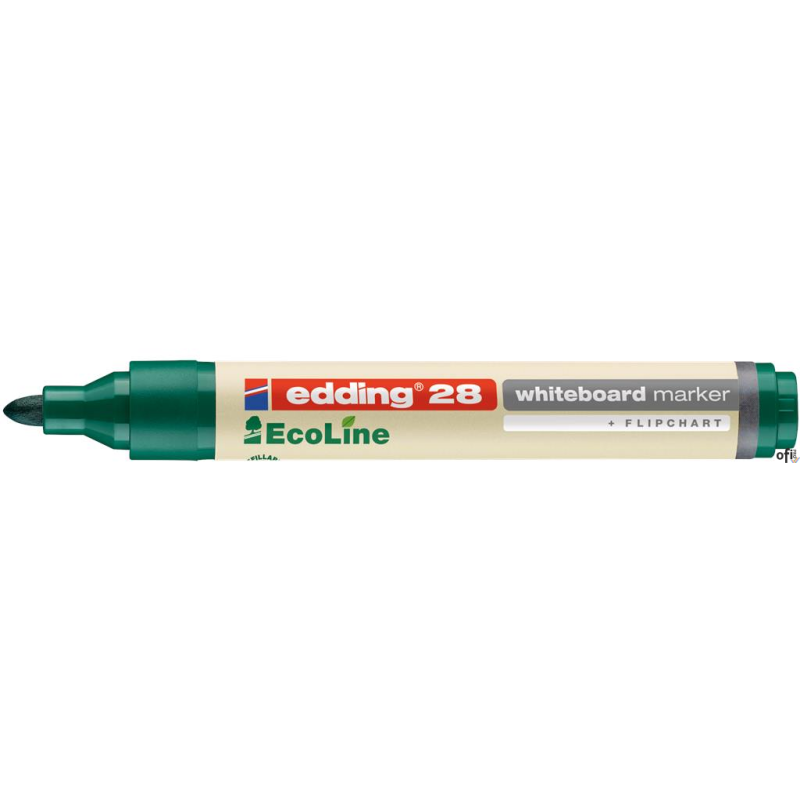 Marker EDDING do tablic ekologiczny okrągła końcówka zielony 28/004/zi ed (X)