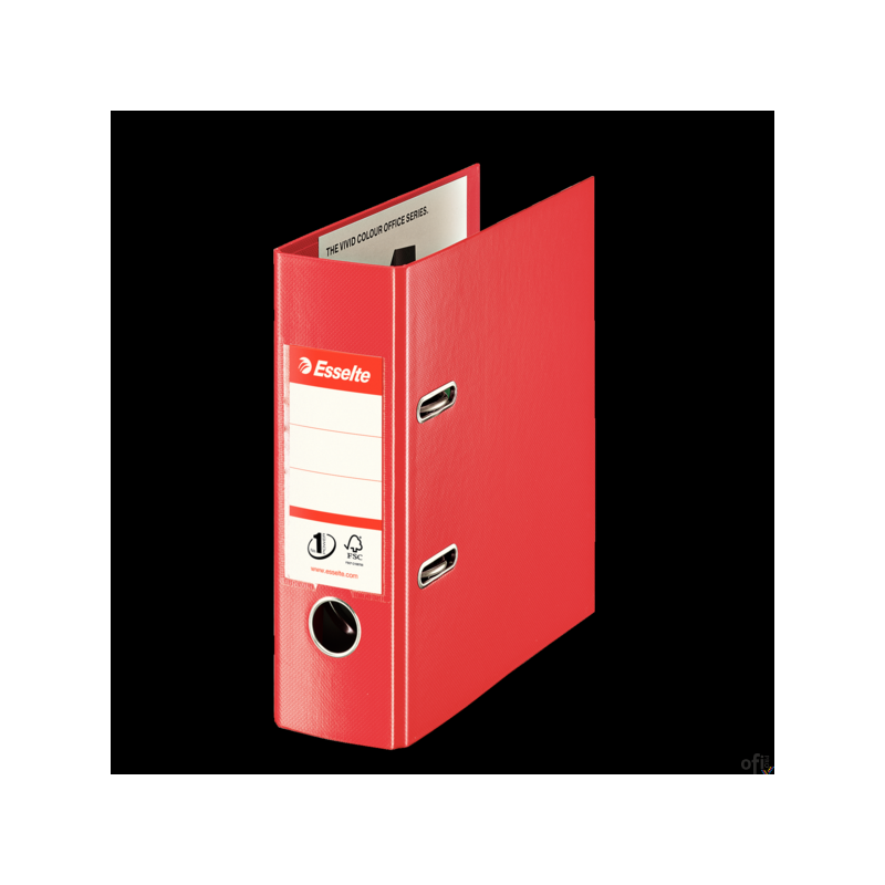 Segregator A5/75mm z mechanizmem czerwony 468630 VIVIDA No.1 ESSELTE