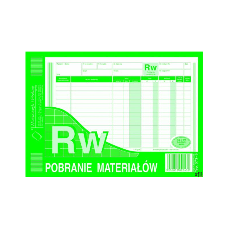 373-3 RW pobranie materiałów MICHALCZYK&PROKOP A5 80 kartek