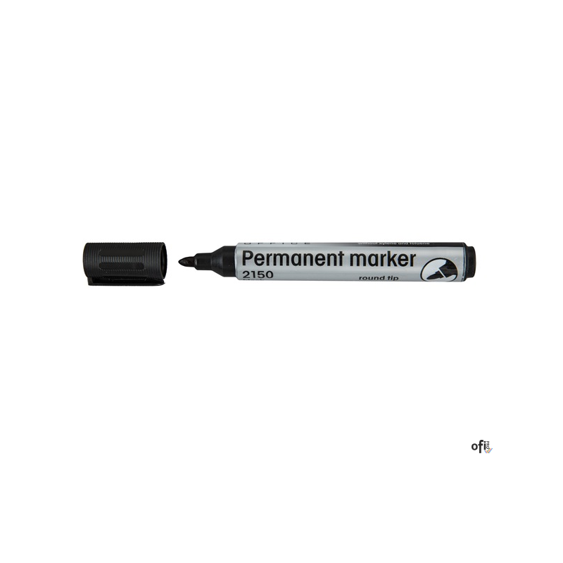 Marker permanentny 2150 czarny 110165 D.RECT