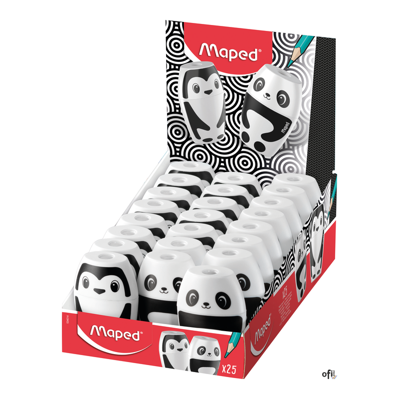 Temperówka SHAKER SHAKKY 1 otwór mix wzorów 034014 MAPED