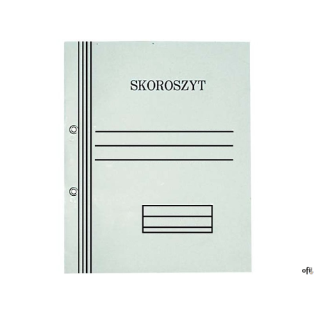 Skoroszyt oczkowy biały pełny A4 (50 szt.) 350g  KIEL-TECH  1-00748