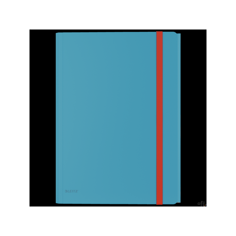 Teczka z gumką i kieszonką Leitz Cosy, PP, niebieska 46190061